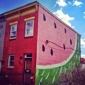 Apartment Building In D.C. Painted As A Watermelon