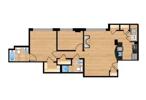 The Regent Unit 104 Apartment Floor Plan