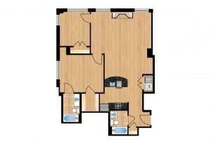 The Regent Unit 106 Apartment Floor Plan