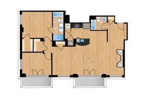 The Regent Unit 703 Apartment Floor Plan