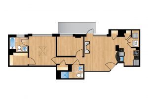 The Regent Unit 704 Apartment Floor Plan