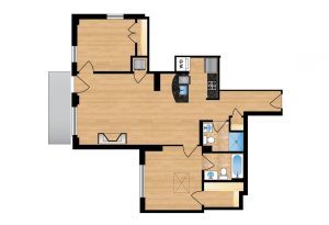 The Regent Unit 705 Apartment Floor Plan