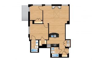 The Regent Unit 706 Apartment Floor Plan