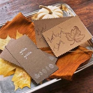 DIY Thanksgiving Day Cards