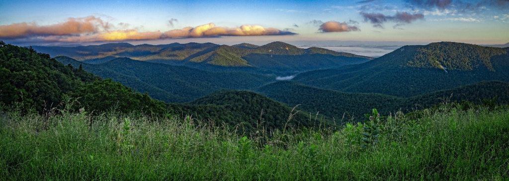 Aerial View of Shenandoah National Park